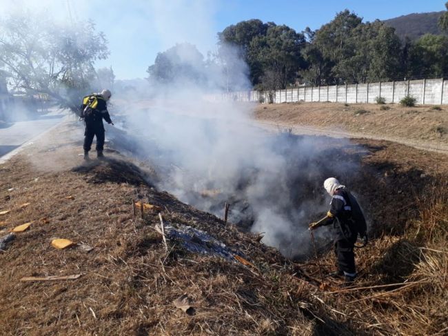 Incendio de pastizales
