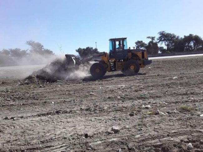 Trabajos a la vera de RN50 en Orán