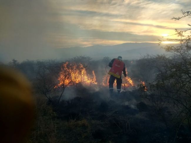 Incendio de pastizales