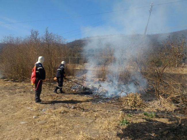 Incendio de pastizales