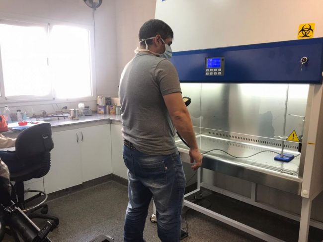 También certificaron las Cabinas de Seguridad Biológica