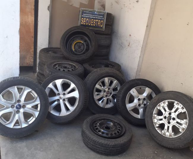 Resultado de uno de los allanamientos