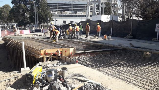 Obras en el puente