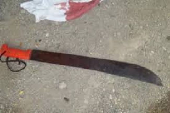 Crece el uso del machete como arma