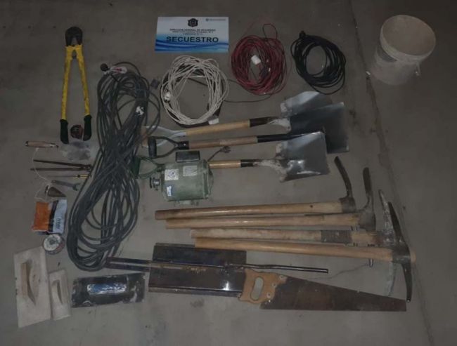 Herramientas recuperadas