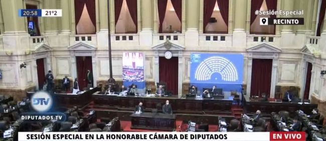 Sesión de Diputados