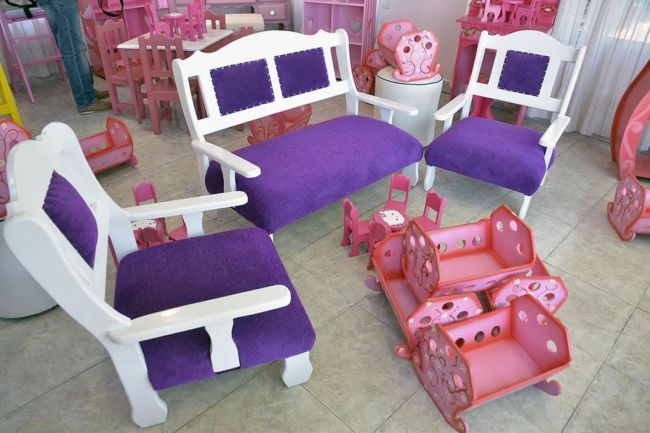 Juguetes elaborados por los presos