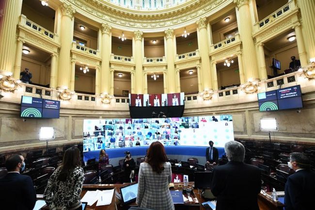 Sesión del Senado Nacional