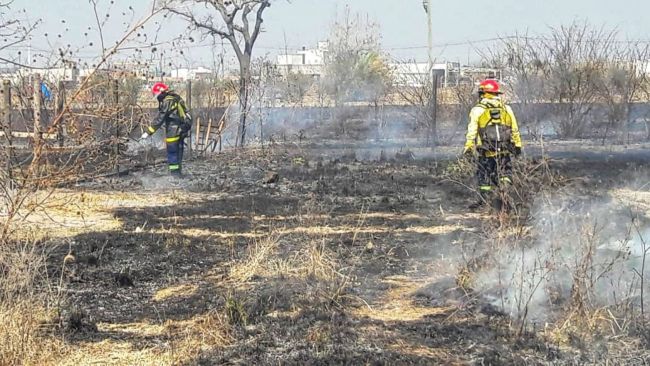 Otro incendio de pastizales