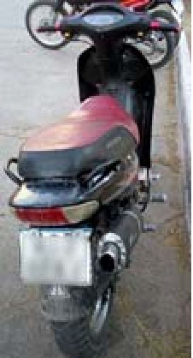 La policía recuperó la moto