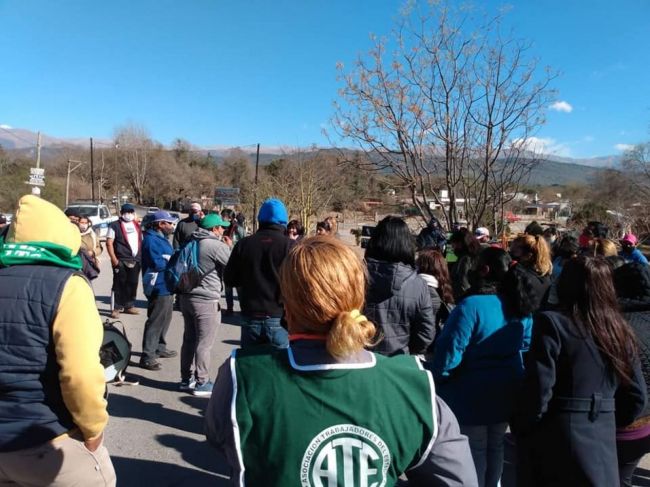 Protesta en La Caldera