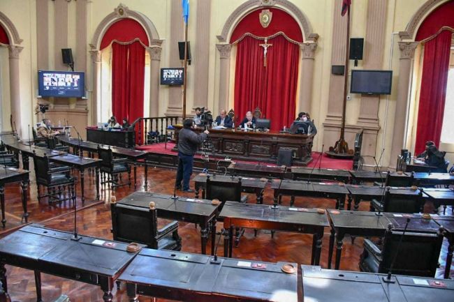 Sesión totalmente remota en el Senado