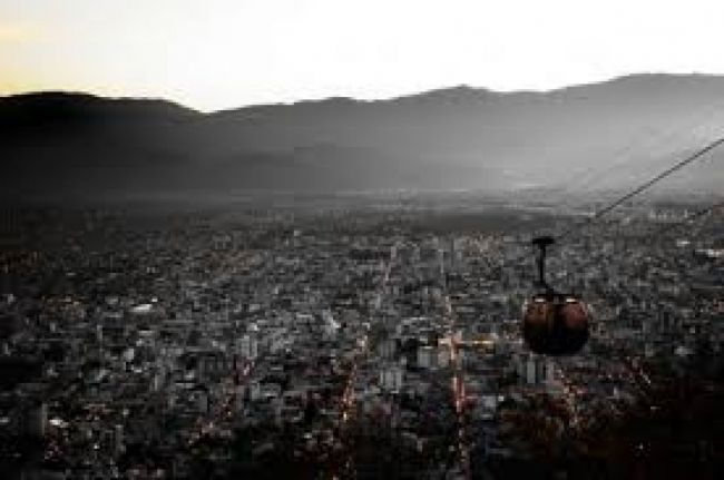 Ciudad bajo cero a primera hora