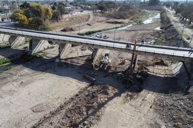 Obras en el puente de Santa Lucía