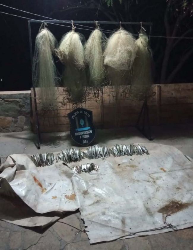 Secuestro de redes y peces