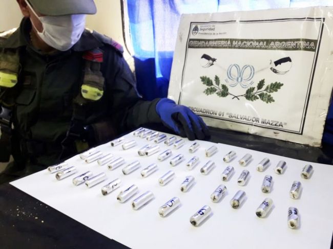 Las cápsulas de cocaína