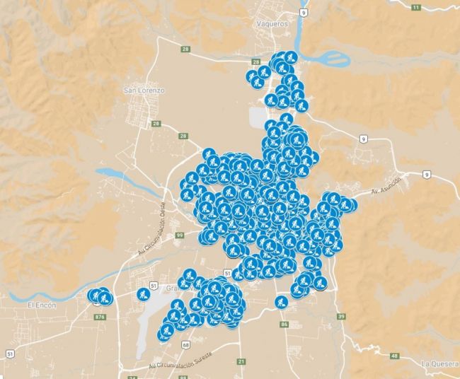 El mapa de los reclamos