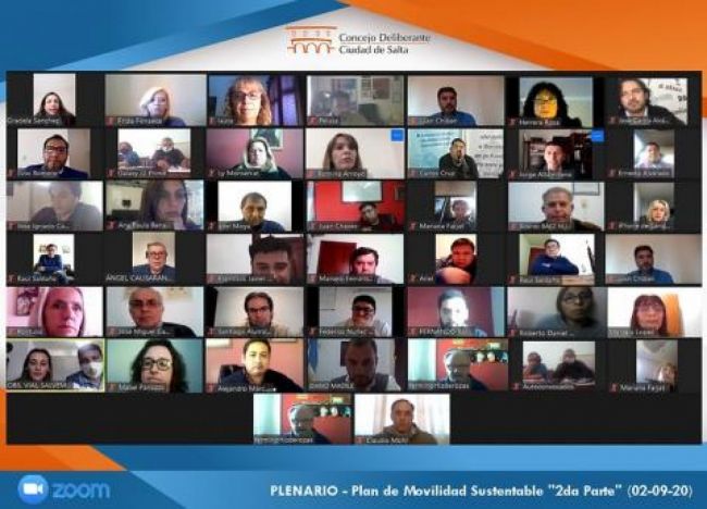 Un plenario abordó el Plan de Movilidad Sustentable