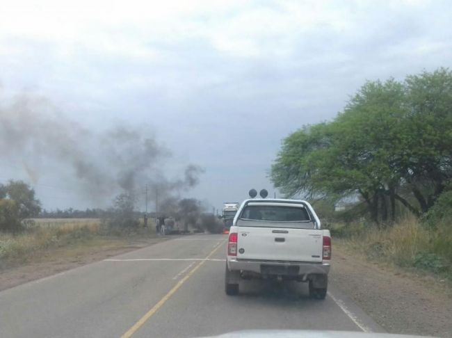 Corte de ruta     Crédito foto: Rubén Cañizares