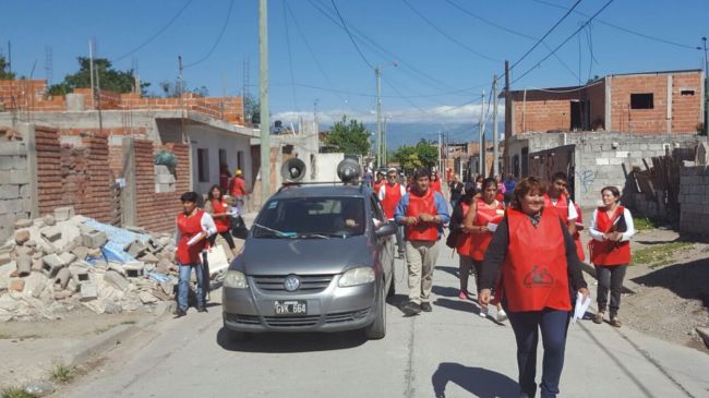 Acciones de prevención en los barrios de Salta