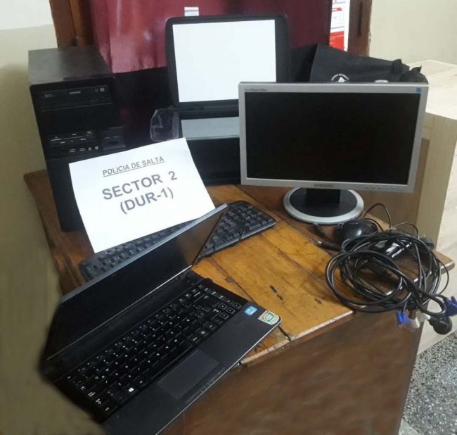 Elementos informáticos recuperados