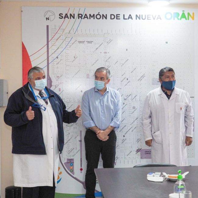 Esteban, Humacata y el intendente de Orán