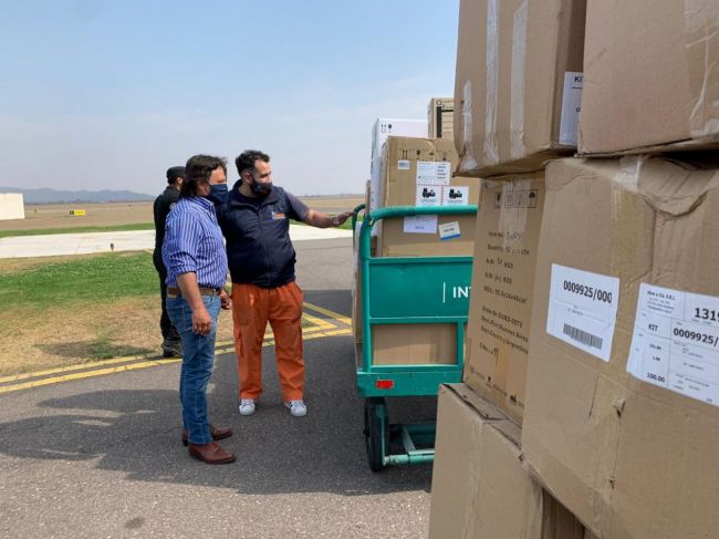 Llegada de profesionales e insumos para el Norte