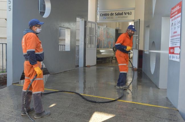 Desinfección de centros de salud