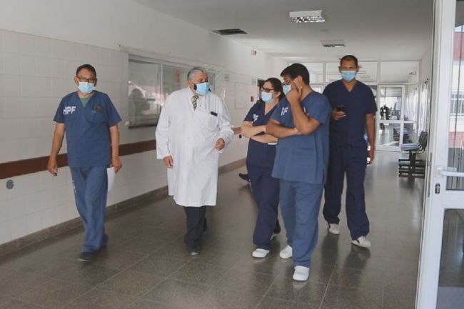 Recorrida por el Hospital Papa Francisco