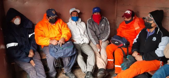 Viales contratados hacinados en tiempo de pandemia