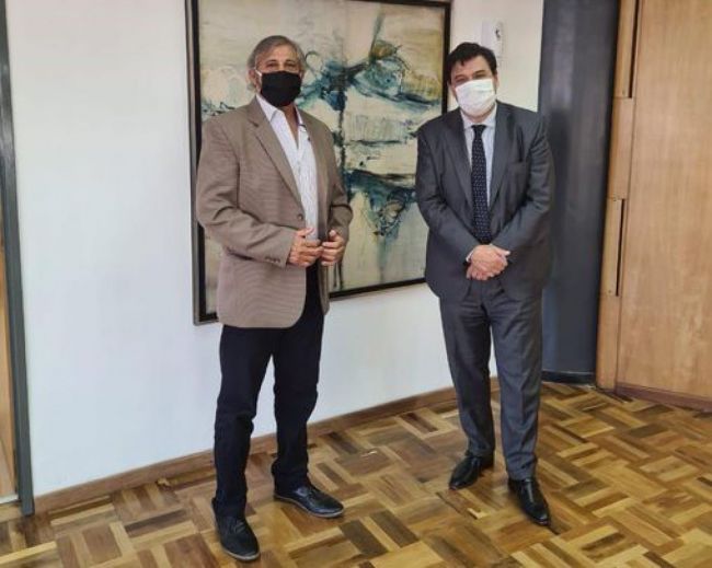 Guaymás con el ministro de trabajo de la Nación