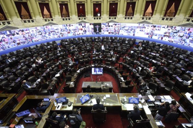La accidentada sesión del Congreso