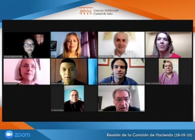 Comisiones trabajando de manera virtual