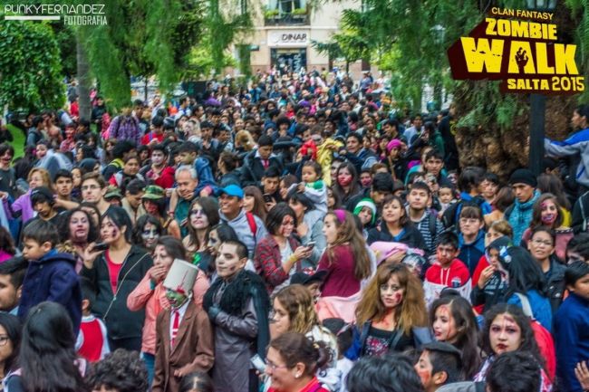 La edición 2015 de la caminata Zombie