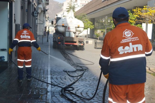 Tareas de desinfección