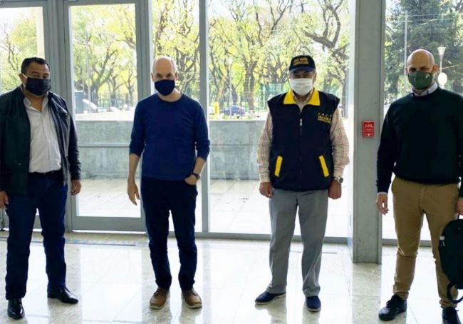 José Ibarra con Rodríguez Larreta