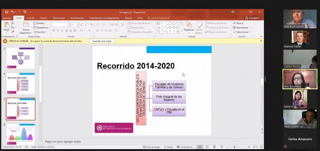 Reunión online en elSenado