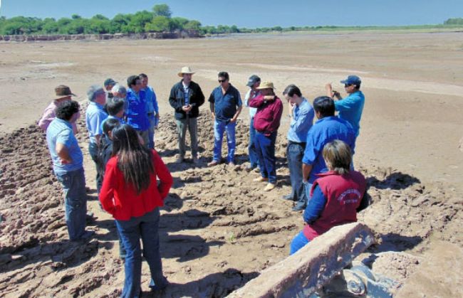 Una de las márgenes del río Pilcomayo