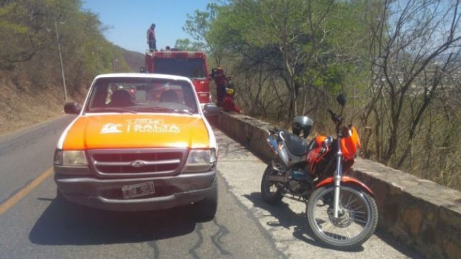 Rápido accionar de los guardaparques