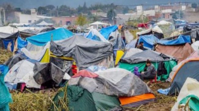 El asentamiento de zona sur