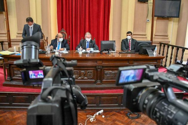 Sesión remota del Senado