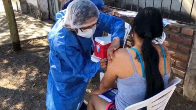 Vacunación en zona Norte