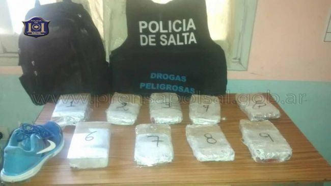 Droga secuestrada