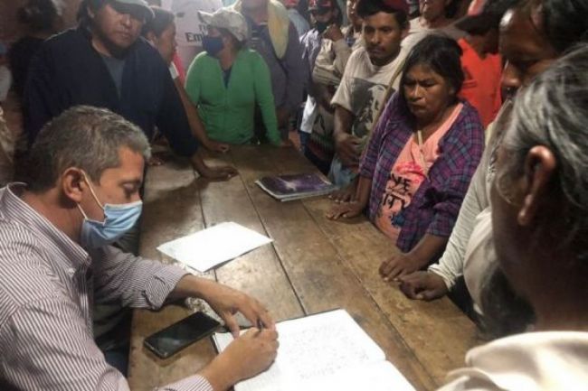 Recorrida por comunidades del Norte