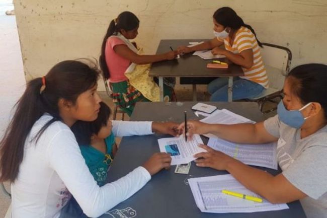 Reparto de tarjeta Alimentar