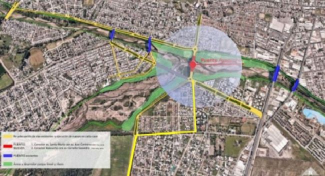 La ubicación del nuevo puente