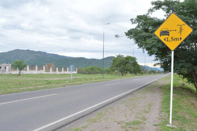 En la zona hubo numerosos siniestros con ciclistas