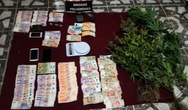 Uno de los allanamientos