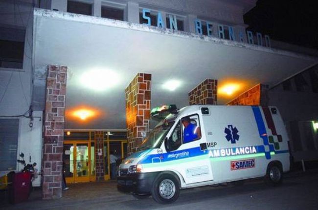Uno de los conductores falleció en el Hospital San Bernardo