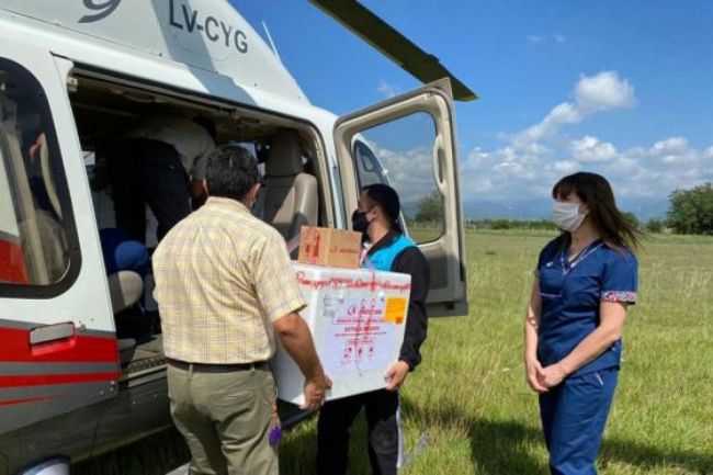 Vacunas rumbo al interior de la provincia